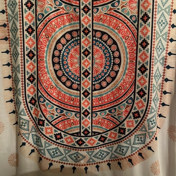 Like new racer back tank in medium with multi color Aztec pattern - Picture 2 of 7